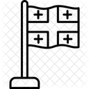 Georgia Country Flag Symbol