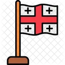 Georgia Country Flag Symbol