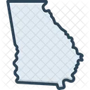 Georgia Map  Icon