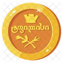 Abazi Coin Georgian Abazi Abazi Currency Icon