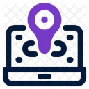 Geotargeting Lokalisierung Karte Symbol