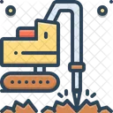 Geotechnic Geotechnical Drilling Icon