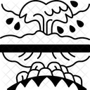 Geotermica Subterranea Energia Ícone