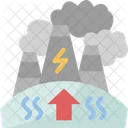 Geothermal Energy Plant Icon
