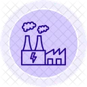 Geothermal Energy Line Icon Icon