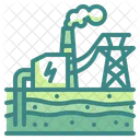Geothermal Power Ecology Environment Icon
