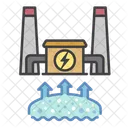 Geothermal Power Geothermal Energy Geothermal Factory Icon