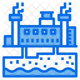Geothermal Power Plant  Icon