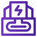 Geothermie Energie Elektrizitat Symbol