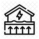 Geothermie Energie Umwelt Symbol