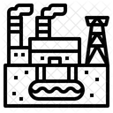 Geothermie Energie Okologie Symbol