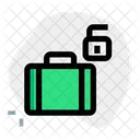 Gepack Unverschlossen Offene Tasche Offenes Gepack Icon