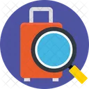 Gepack Scanning Lupe Inspektion Icon