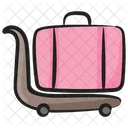 Gepackwagen Gepackkarre Handkarren Icon