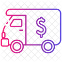 Gepanzerter LKW Bank LKW Gepanzertes Auto Symbol