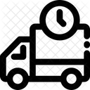 Terminlieferung Schnelllieferung LKW Symbol