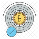 Bitcoin geprüft  Symbol