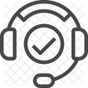 Geprüfter Kundenservice  Symbol