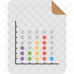 Gepunktetes Diagramm  Symbol