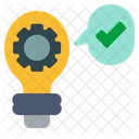 Geracao De Ideias Boaideia Ideia Bom Gerenciamento De Projetos Ícone