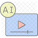 Geração de vídeo ai  Ícone