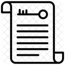 Gerador De Palavras Chave Arquivo De Palavras Chave Documento Ícone