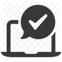 Hakchen Fertig Laptop Symbol