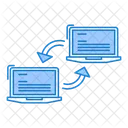 Gerateubergreifende Synchronisierung Synchronisierungskette Gerate Synchronisieren Symbol