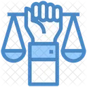 Gerechtigkeit Gleichgewicht Gesetz Symbol