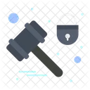 Justiz Gesetz Schloss Symbol