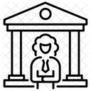 Gerechtigkeit Gericht Hammer Symbol
