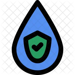 Gereinigtes Wasser  Symbol