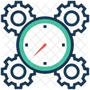 Gerenciamento Configuracoes Engrenagem Ícone