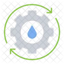 Abastecimento De Agua Configuracao Gota De Agua Ícone