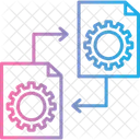 Gerenciamento De Arquivos Engrenagem Roda Ícone