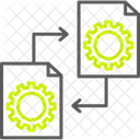 Gerenciamento De Arquivos Engrenagem Roda Ícone