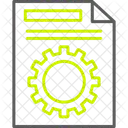 Gerenciamento De Arquivos Engrenagem Roda Ícone