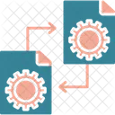 Gerenciamento De Arquivos Engrenagem Roda Ícone