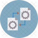 Gerenciamento De Arquivos Engrenagem Roda Ícone