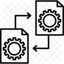 Gerenciamento De Arquivos Engrenagem Roda Ícone