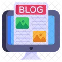 Gerenciamento de blogs  Ícone
