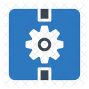 Caixa Engrenagem Roda Dentada Ícone