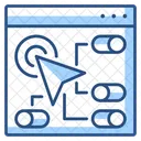 Gerenciamento De Cliques Estrategia Clique Ícone