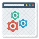 Gerenciamento De Conteudo Pagina Configuracao Ícone