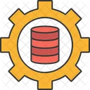 Gerenciamento De Dados De Roda Dentada Datacenter Configuracao Ícone