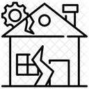 Cidade Desastre Terremoto Ícone