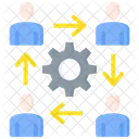 Gerenciamento De Equipe Trabalho Em Equipe Plano De Projeto Ícone