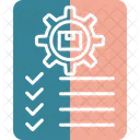 Gerenciamento De Estoque Verificacao Lista De Verificacao Ícone