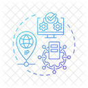 Dhcp Dns Gerenciamento De Rede Ícone