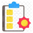 Gerenciamento De Lista Plano Logistico Lista De Verificacao Ícone